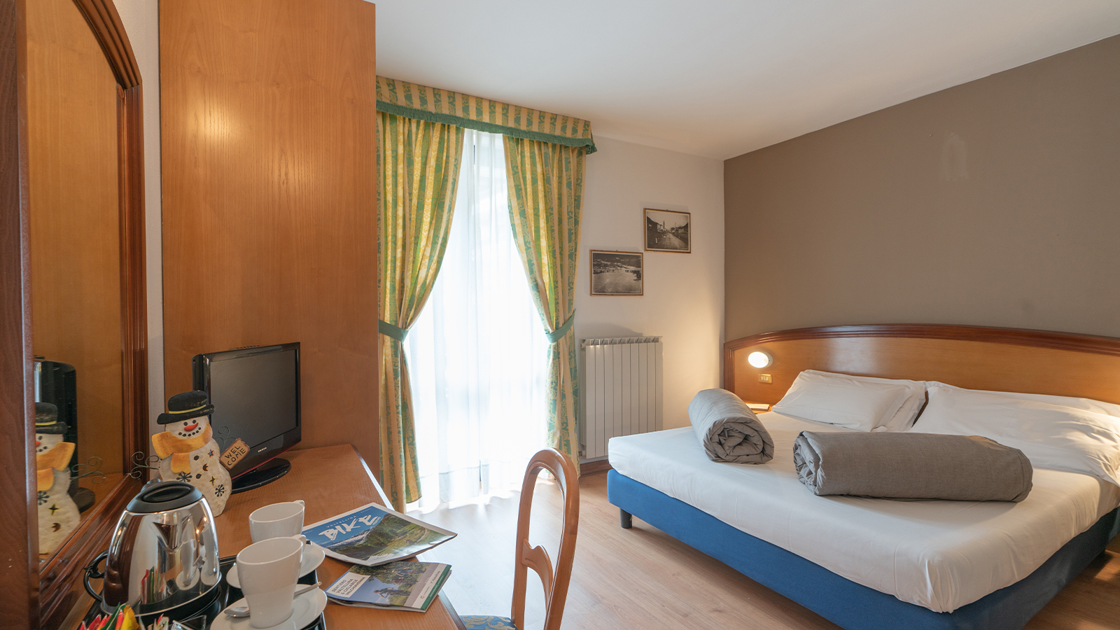 La facciata dell'Hotel Posta ad Aprica